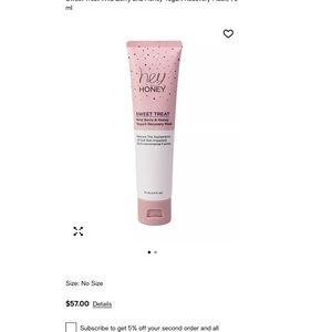 Hey Honey Sweet Treat Recovery Mask - Pink